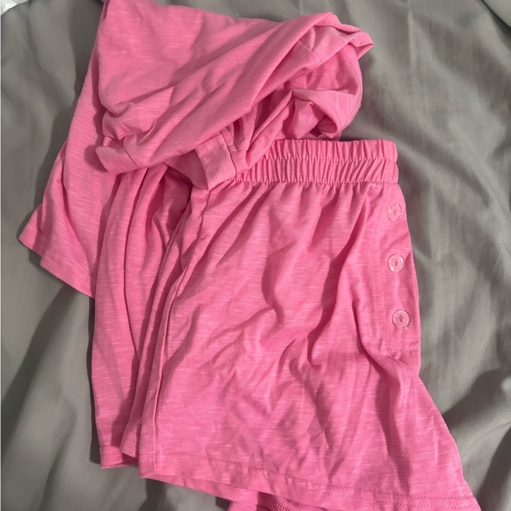 SHEIN Pink Pajama Set